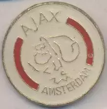 футбол.клуб Аякс Амстердам (Нідерл.)1 важмет/AFC Ajax,Netherlands football badge