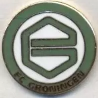 футбол.клуб Гронінген (Нідерл. офіц. ЕМАЛЬ/FC Groningen,Netherlands football pin