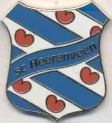 футбол.клуб Херенвен (Нідерланди)1 ЕМАЛЬ /SC Heerenveen,Netherlands football pin