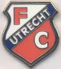 футбол.клуб Утрехт (Нідерланди)3 ЕМАЛЬ/FC Utrecht,Netherlands football pin badge