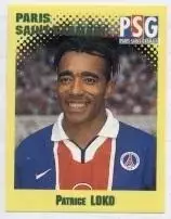 наклейка футбол П.Локо (Франція) / Patrice Loko, Paris SG, France player sticker