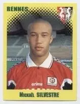 наклейка футбол М.Сільвестр (Франція) / M.Silvestre,Rennes,France player sticker