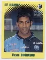 наклейка футбол В.Дорасо (Франція/Vikash Dhorasoo,Le Havre,France player sticker