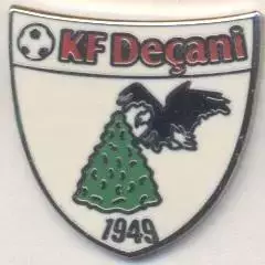 футбольний клуб Дєчані (Косово) ЕМАЛЬ/KF Decani,Kosovo football enamel pin badge