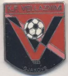 футбол.клуб Влазнімі (Косово) ЕМАЛЬ/Vellaznimi Gjakove,Kosovo football pin badge