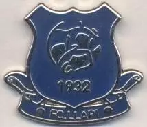 футбол.клуб Лапі (Косово) ЕМАЛЬ /Llapi Podujeve,Kosovo football enamel pin badge
