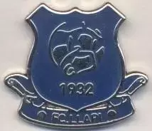 футбол.клуб Лапі (Косово) ЕМАЛЬ /Llapi Podujeve,Kosovo football enamel pin badge