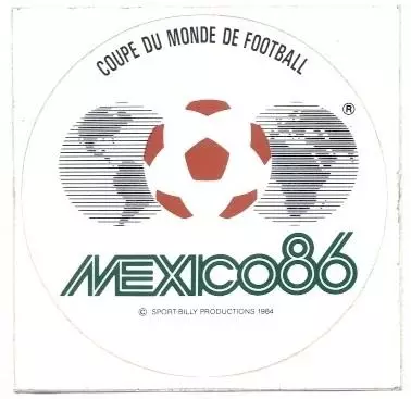 наклейка футбол Чемпіонат Світу ЧС-1986 Мексика/FIFA World Cup 1986 logo sticker