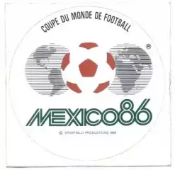 наклейка футбол Чемпіонат Світу ЧС-1986 Мексика/FIFA World Cup 1986 logo sticker
