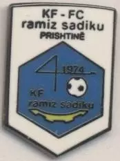 футбол.клуб Раміз Садіку (Косово) ЕМАЛЬ / Ramiz Sadiku,Kosovo football pin badge