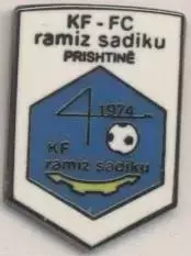 футбол.клуб Раміз Садіку (Косово) ЕМАЛЬ / Ramiz Sadiku,Kosovo football pin badge
