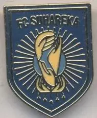 футбольний клуб Сухарека (Косово) ЕМАЛЬ/FC Suhareka,Kosovo football enamel badge