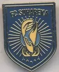 футбольний клуб Сухарека (Косово) ЕМАЛЬ/FC Suhareka,Kosovo football enamel badge