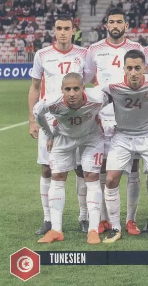 постер А4 футбол зб. Туніс 2018 Кікер / Tunisia national football team poster