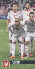 постер А4 футбол зб. Туніс 2018 Кікер / Tunisia national football team poster