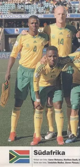 постер А4 футбол зб. ПАР 2010 Кікер / South Africa national football team poster