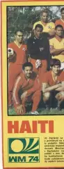 постер А4 футбол зб. Гаїті 1974 Стадіон / Haiti national football team poster