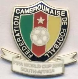 Камерун,федерація футболу,№3 ЕМАЛЬ/Cameroon football federation enamel pin badge