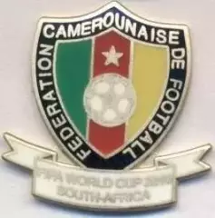 Камерун,федерація футболу,№3 ЕМАЛЬ/Cameroon football federation enamel pin badge