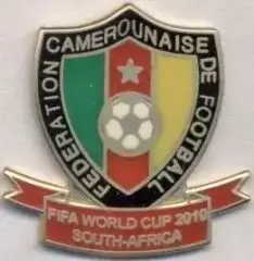 Камерун,федерація футболу,№4 ЕМАЛЬ/Cameroon football federation enamel pin badge
