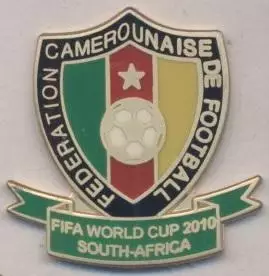 Камерун,федерація футболу,№5 ЕМАЛЬ/Cameroon football federation enamel pin badge
