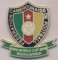 Камерун,федерація футболу,№5 ЕМАЛЬ/Cameroon football federation enamel pin badge