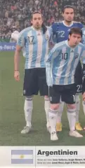 постер А4 футбол зб.Аргентина 2010 Кікер/Argentina national football team poster