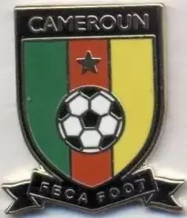 Камерун,федерація футболу,№7 ЕМАЛЬ/Cameroon football federation enamel pin badge