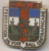 ЦАР,федерація футболу1 ЕМАЛЬ /Central African Republic football federation badge