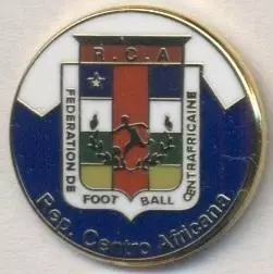 ЦАР,федерація футболу,№4 ЕМАЛЬ /Central African Republic football federation pin