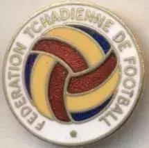 Чад,федерація футболу,№1 ЕМАЛЬ/Chad football federation association enamel badge