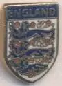 Англія, федерація футболу, офіц.2 ЕМАЛЬ / England football federation pin badge