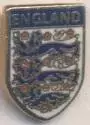 Англія, федерація футболу, офіц.2 ЕМАЛЬ / England football federation pin badge