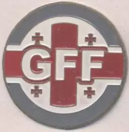 Грузія, федерація футболу, важмет4 / Georgia football assn. federation pin badge