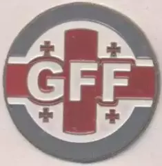 Грузія, федерація футболу, важмет4 / Georgia football assn. federation pin badge