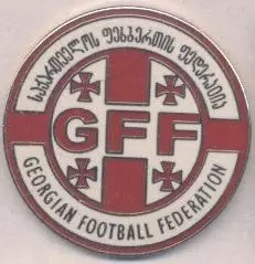 Грузія, федерація футболу,№8 ЕМАЛЬ /Georgia football federation enamel pin badge