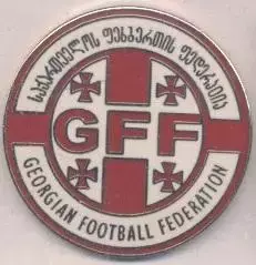 Грузія, федерація футболу,№8 ЕМАЛЬ /Georgia football federation enamel pin badge
