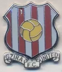 футбол.клуб Гзіра Юнайтед (Мальта)2 ЕМАЛЬ /Gzira United,Malta football pin badge