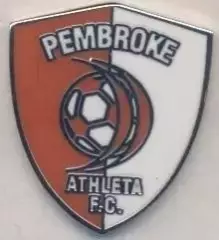 футбол.клуб Пембрук (Мальта)2 ЕМАЛЬ/Pembroke Athleta FC,Malta football pin badge