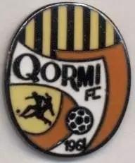 футбольний клуб Кормі (Мальта)1 ЕМАЛЬ / Qormi FC,Malta football enamel pin badge