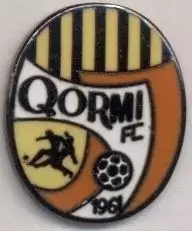 футбольний клуб Кормі (Мальта)1 ЕМАЛЬ / Qormi FC,Malta football enamel pin badge