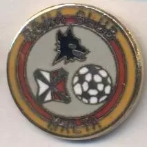 футбол.фан-клуб Рома (Італія-Мальта) ЕМАЛЬ/AS Roma-Malta football fans pin badge