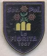 футбол.клуб Ля-Фіоріта (Сан-Марино)1 ЕМАЛЬ/SP La Fiorita,San Marino football pin