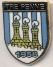 футбол.клуб Тре Пенне (Сан-Марино)3 ЕМАЛЬ / SP Tre Penne,San Marino football pin