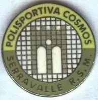 футбол.клуб Космос (Сан-Марино) ЕМАЛЬ / PS Cosmos, San Marino football pin badge