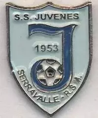 футбол.клуб Ювенес (Сан-Марино) важмет /SS Juvenes,San Marino football pin badge