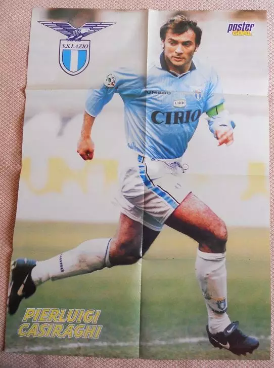 постер А1 футбол Сімеоне/Казірагі /Simeone Argent/Casiraghi Ital.football poster 1