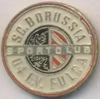 футбол.клуб Боруссія Фульда (Німеч. важмет/Borussia Fulda,Germany football badge