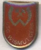 футбол.клуб Вісмут Гера (Німеч.) офіц. важмет/Wismut Gera,Germany football badge