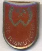 футбол.клуб Вісмут Гера (Німеч.) офіц. важмет/Wismut Gera,Germany football badge